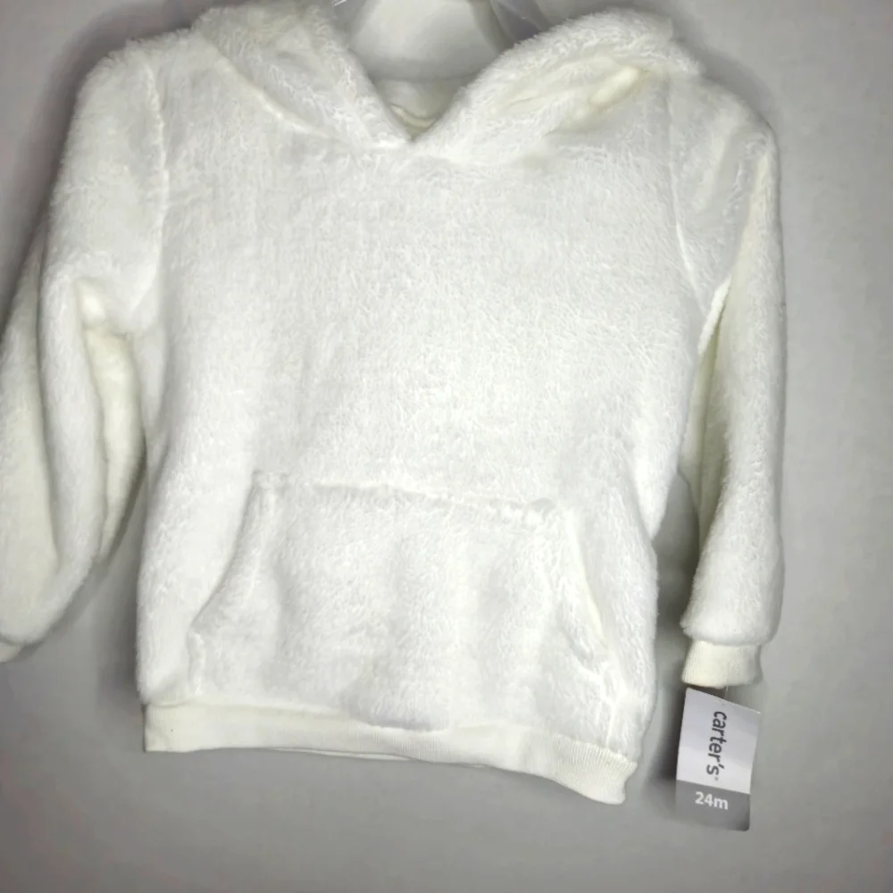 NWT CARTERS HOODED PANDA FLEECE SIZE 24‎ MONTHS